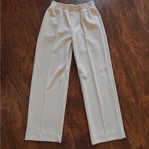 A New Day Cream Wide-Leg Trousers